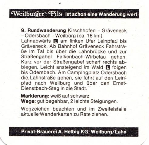 weilburg lm-he weilburger wander 5b (quad180-wanderweg 9-schwarz)